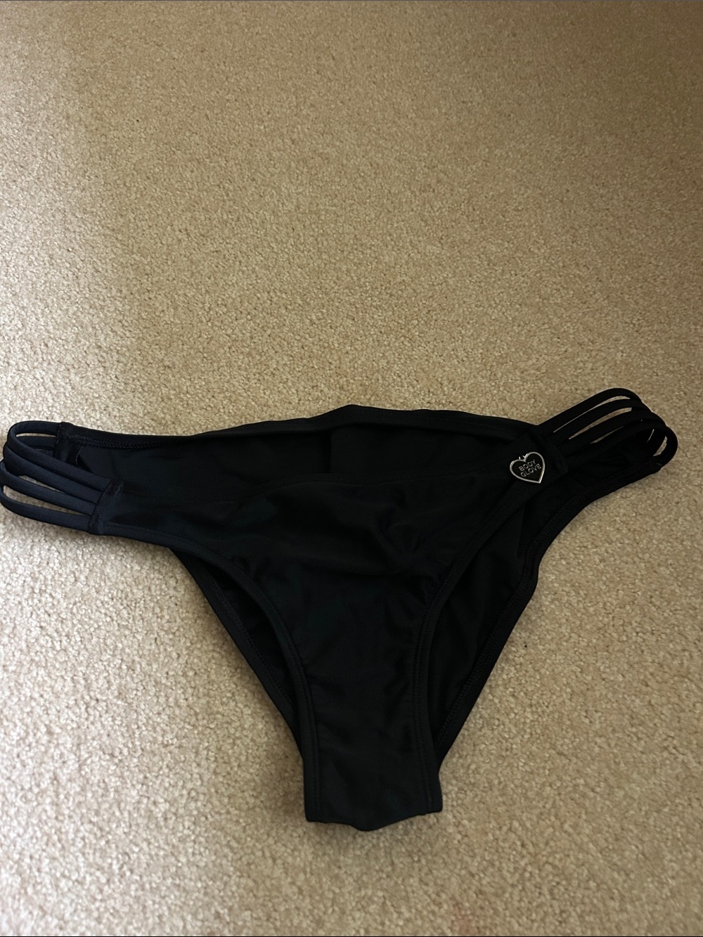 Body Glove Black Strappy Bikini Bottoms